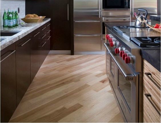 diaginal hardwood floor pattern halifax kitchen