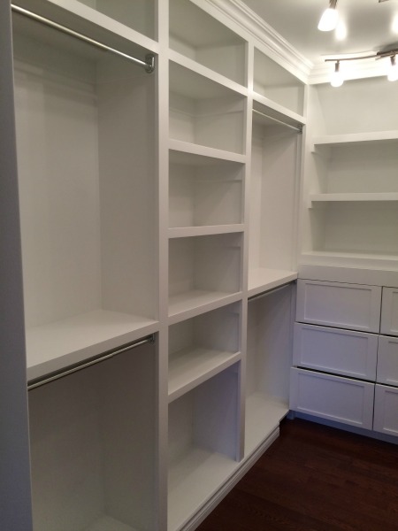 WALK IN CLOSET FROM A MASTER BEDROOM REMODEL WITH ENSUITE