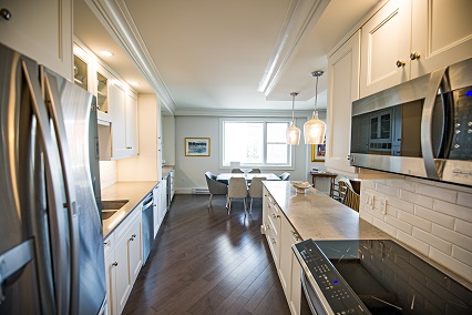Whole Home Condo Renovation, Halifax (kitchen)