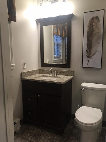 A Double Bathroom Renovation in Middle Sackville
