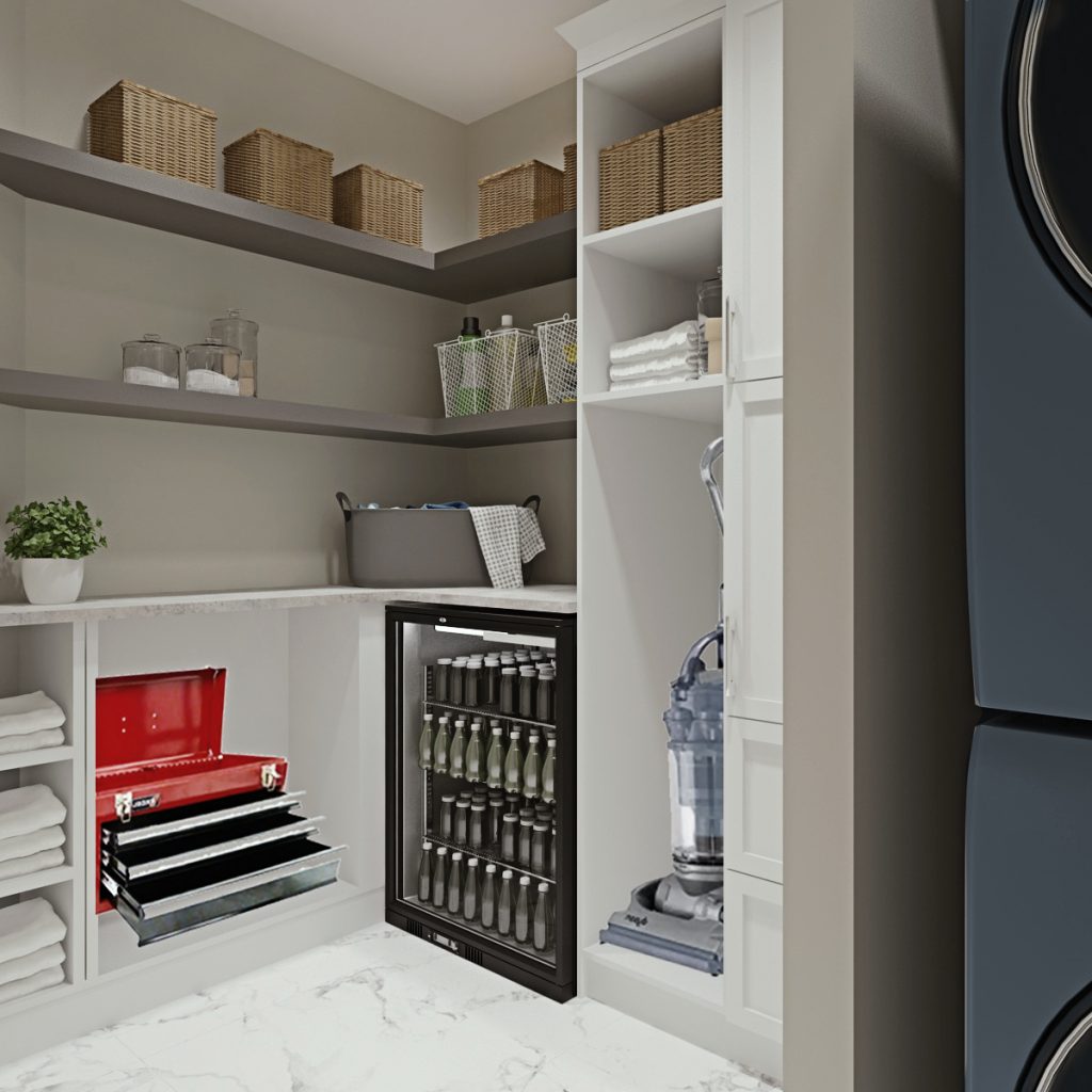 Bedford Condo Laundry Room & Foyer Remodel!