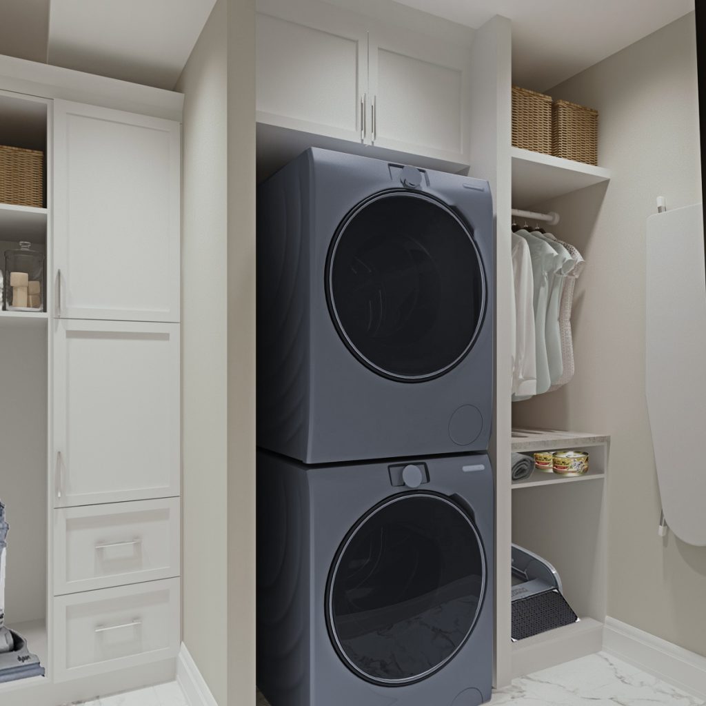 Bedford Condo Laundry Room & Foyer Remodel!