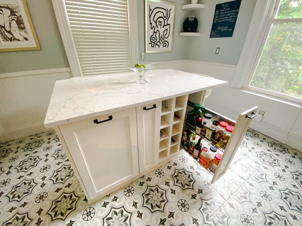 Intelligent & Innovative Storage Ideas That Will Organize Your Whole House 4 Kitchen Island Remodel Storage Flooring White