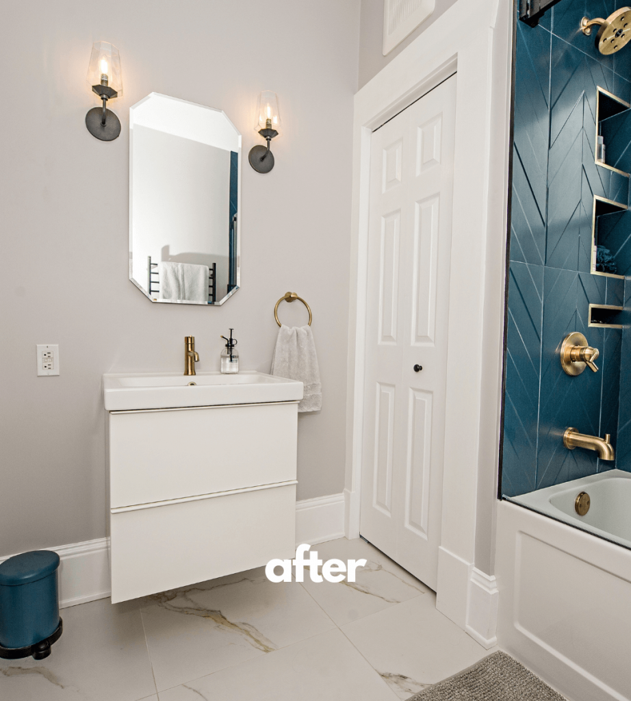 Bold Bathroom Remodeling Transformation 6 Bold Bathroom Remodeling Transformation