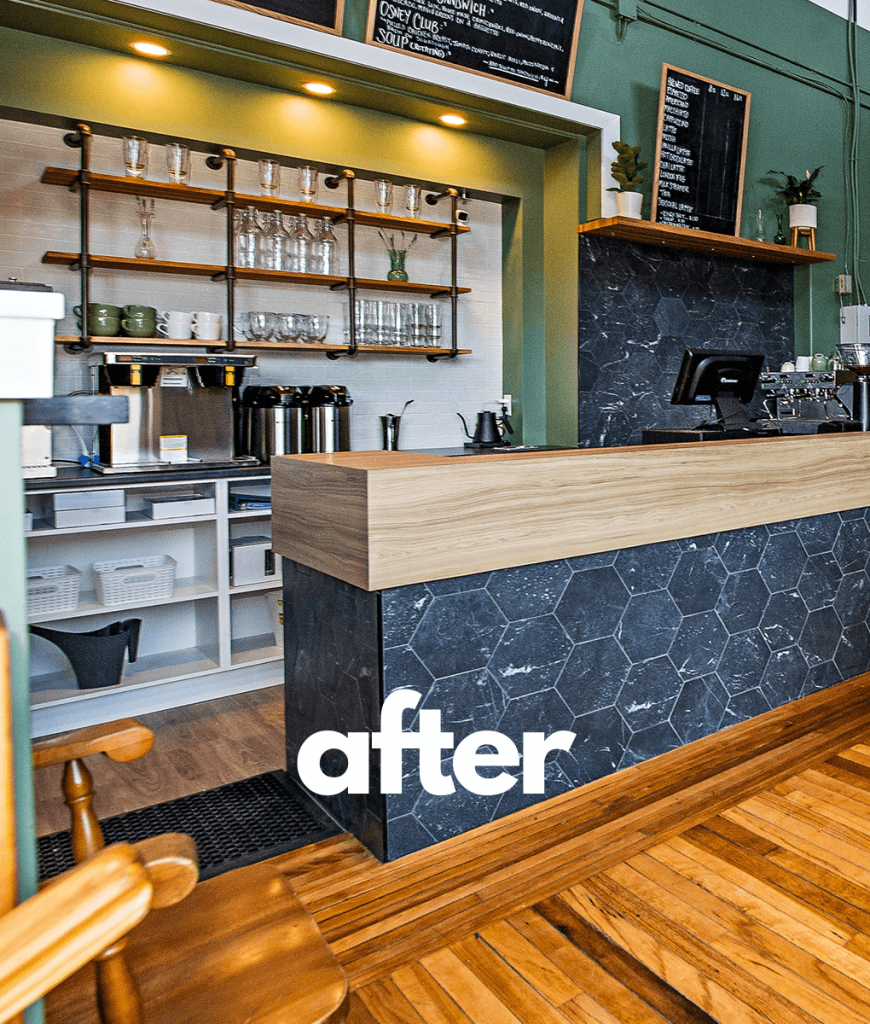 Coffee Cafe Kitchen Remodel Halifax Nova Scotia 1