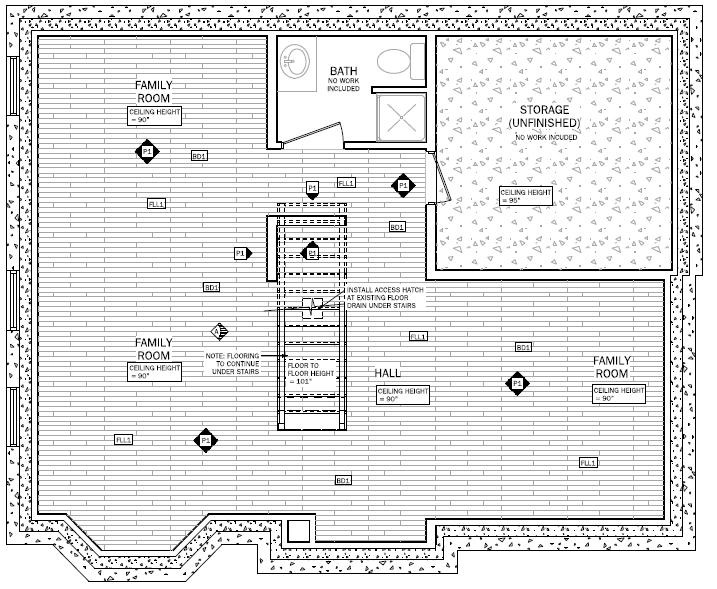 Open Concept Basement Remodel